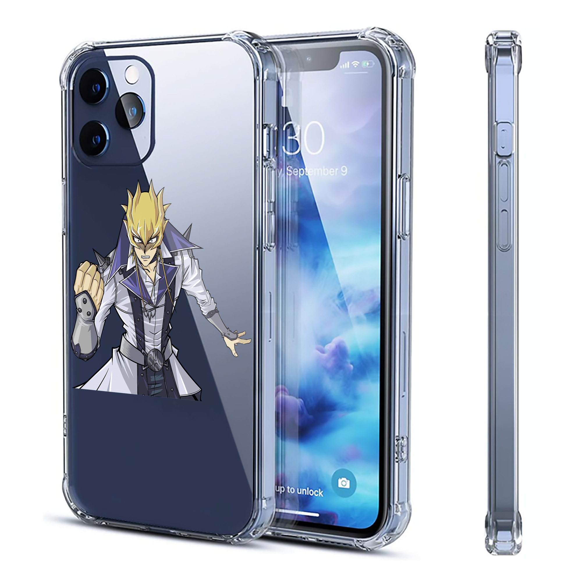 （画像用） 遊☆戯☆王 Yu-Gi-Oh! 【iPhone 12シリーズ対応】透明スマホケース（クリアソフトケース）